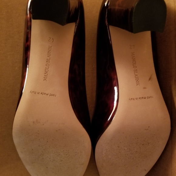 Manolo Blahnik animal print patent leather pump - Picture 4 of 7